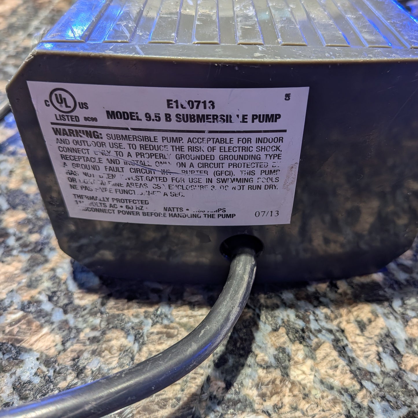 Danner E160713 Submersible Pump