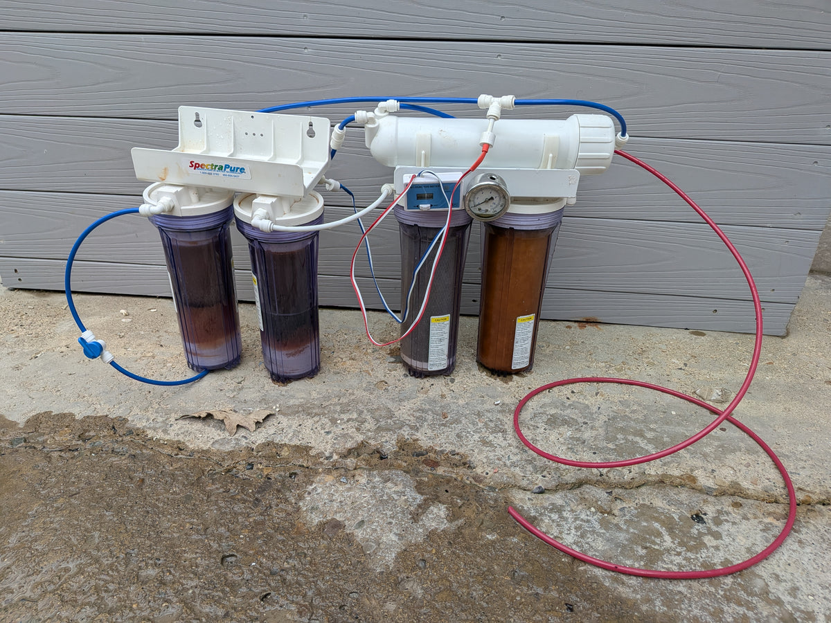 Four-unit RO/DI w/ TDS meter