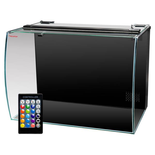Aquatop 21.6-gallon Bow Front Glass Aquarium Kit, BFK-21