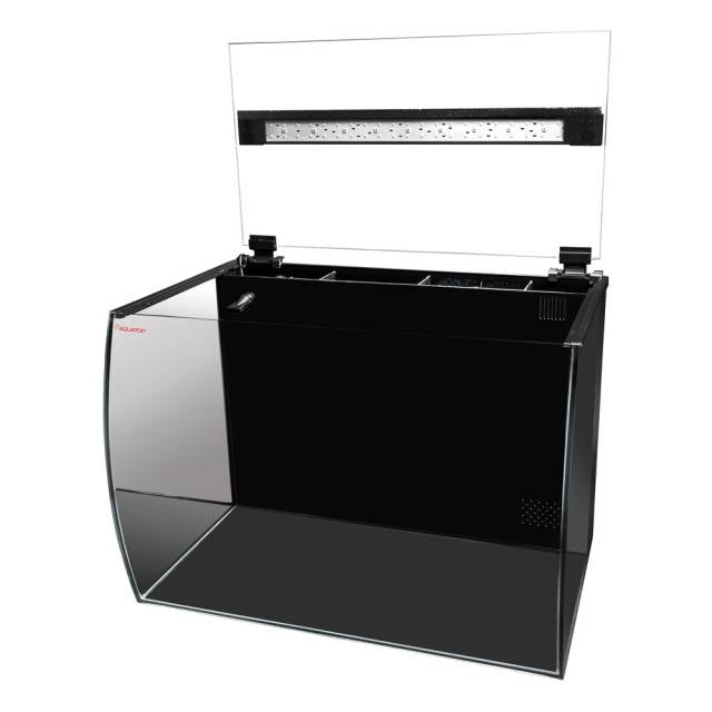Aquatop 21.6-gallon Bow Front Glass Aquarium Kit, BFK-21