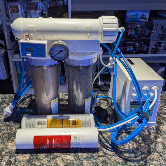 Two-unit RO/DI w/ TDS meter w/ Booster Pump