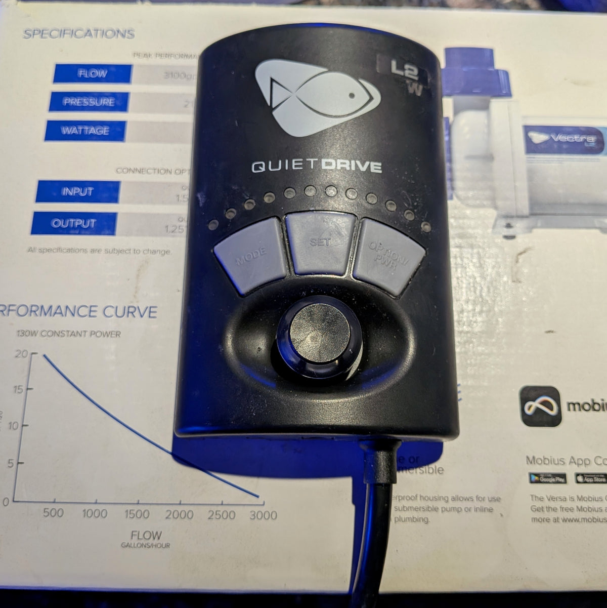 Vectra L2 - Mobius Ready DC Return Pump (3100 GPH)