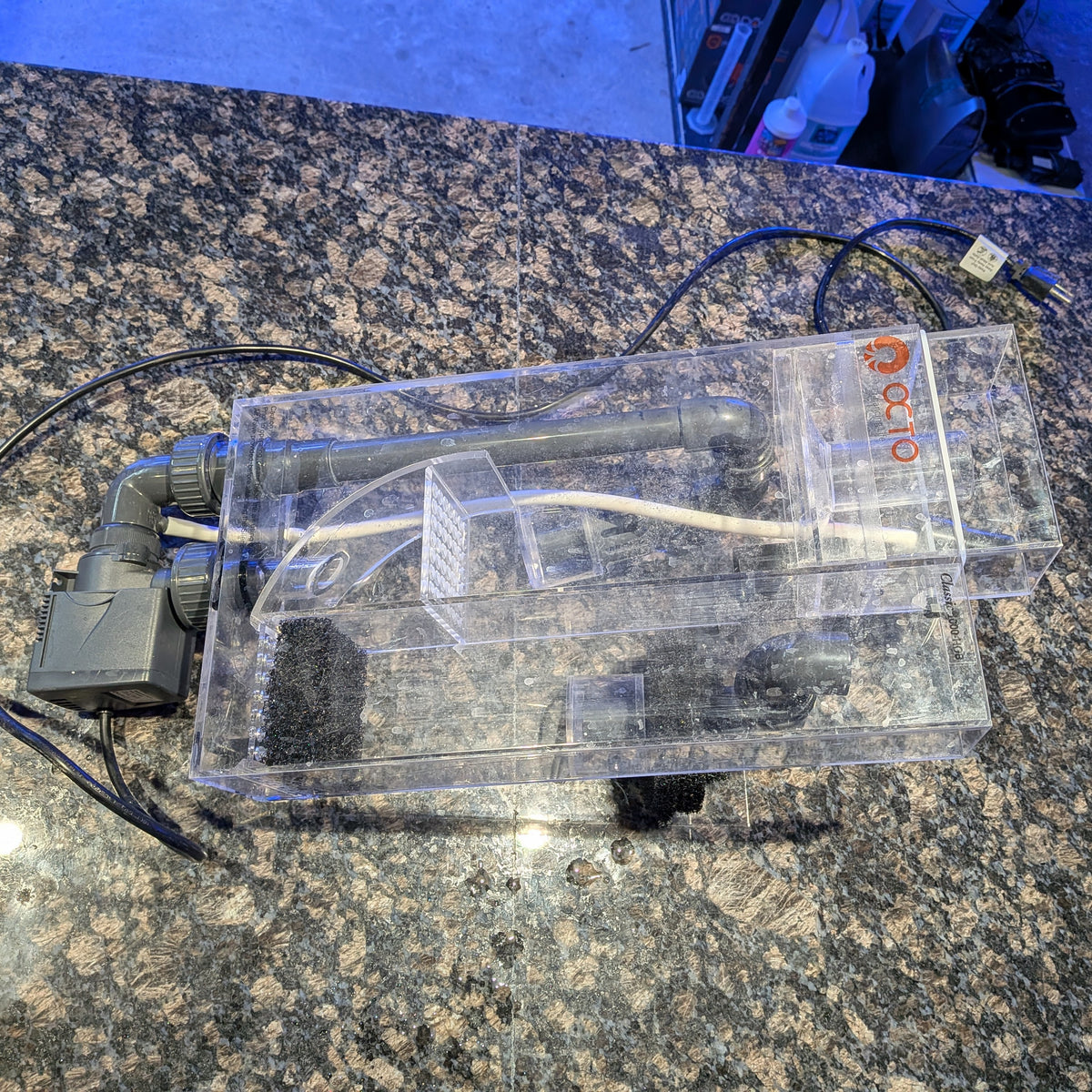Classic 1000-HOB Hang on the Back Protein Skimmer with External Pump