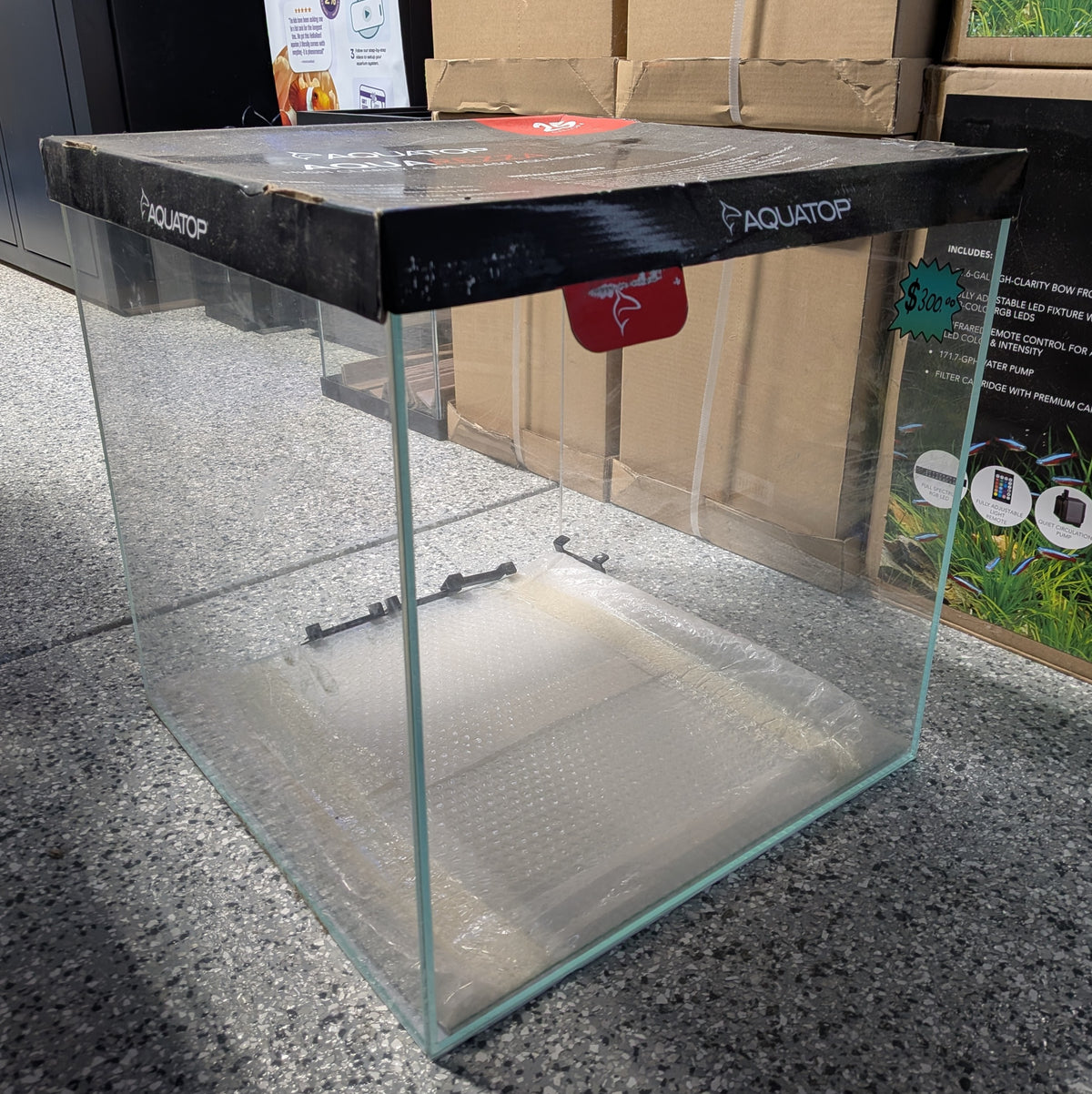 Aquatop 25-gallon Glass Cube Tank
