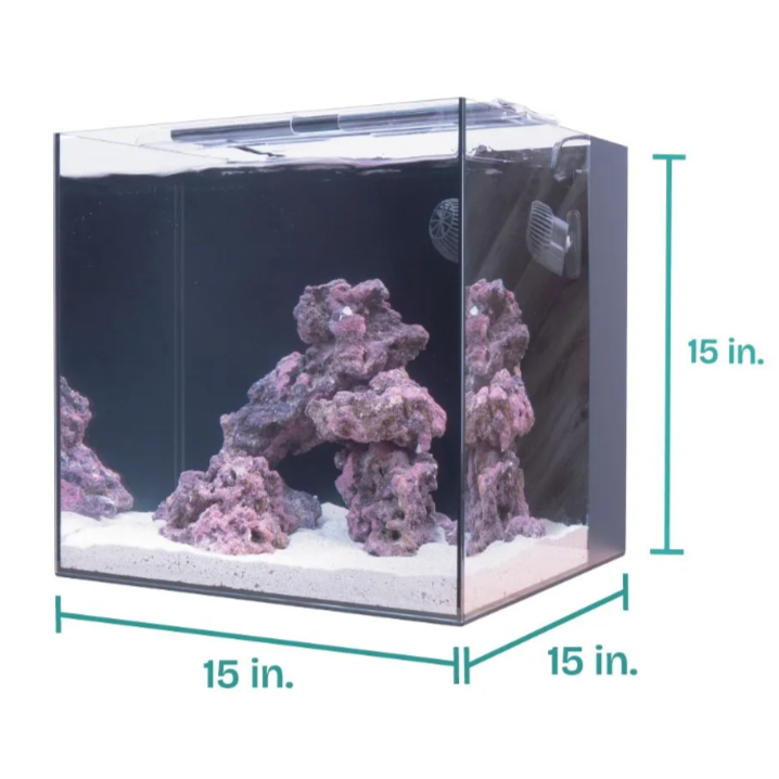 Hello Reef 15-gallon AIO Glass Cube Tank